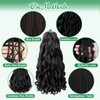 French Curl Braiding Hair 12 Inch 1B 4 Packs
