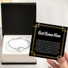 KOLSTRAW To My Best Bonus Mom Infinity Heart Bracelet, Step