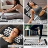 Shoptrendys Acupressure Mat & Pillow Massage Set For Neck Back