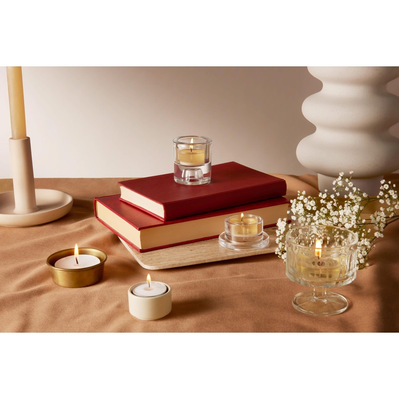 Bolsius Confezione da 8 Maxi candele tealight profumate - Mimosa