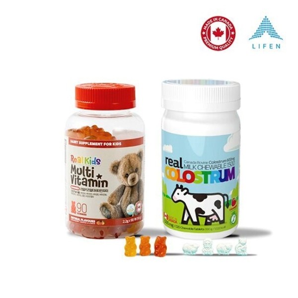 Canada Real Kids Multivitamin Kumi 1 bottle (3 months) +