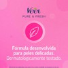 Veet Pure & Fresh, Bandas de Cera Depilatoria, Rostro, Piel