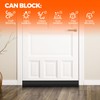 Holikme Door Draft Stopper 2×37inch, Black