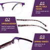 FONHCOO Reading Glasses for Women Men, Blue Light Blocking Reading