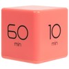 mooas Cube Timer (Coral), Timers Cube Flip Block Timers Productivity