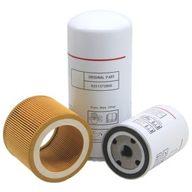 Filter Kit 6221372800 Air Oil Separator + 6211472500 Oil Filter + 6211473900 Air Filter Replace 2200902354 Fits Quincy QRS & QGS 10-15 HP Air Compressors (Serial Numbers 415201 and Above) CECCATO MARK