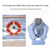 Mambobaby Anillo De Natación Para Bebé No Inflable Con Dosel