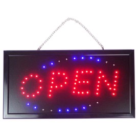LED Open Sign 19x10