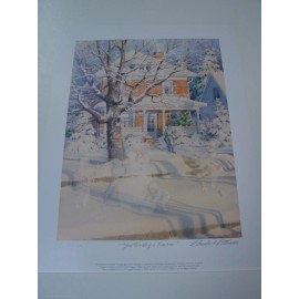 Charles Peterson Yesterdays Snow Ltd. Ed. Encore Edition Print  Mint