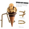VALICLUD Metal Ice Cream Cone Holder Waffle Cone Holder for