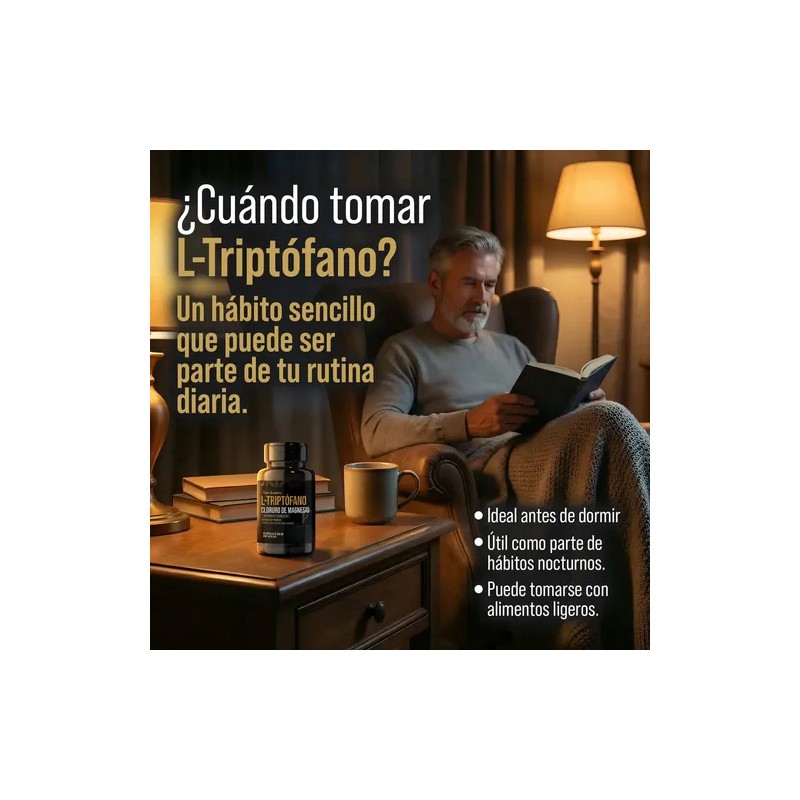 L Triptofano Magnesio B1 B6 60cap Tawr Elements Para Dormir
