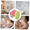 VICASKY 3Pcs Bathing Sponge Set Exfoliating Shower Scrubbers for Men