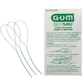 Sunstar GUM Floss Threader #840P, Pack of 5