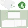 10-Sheet Subway Peel and Stick Backsplash, 12" x 24" Glossy