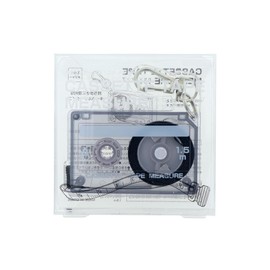 Sun-Star Stationery S4060261 Measuring Tape, Cassette Style, Emotional Clear