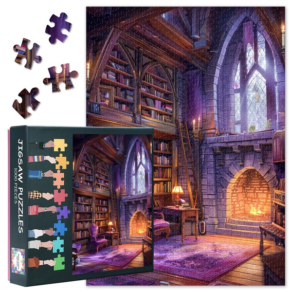 Puzzles for Adults 1000 Pieces - Fantasy Magic House Jigsaw