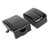 Unbranded Gloss Black Battery Box Side Covers For Harley Dyna