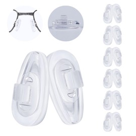 MYCOURAG 6 Pair Replacement Silicone Rubber Nose Pieces Compatible with Oakley Crosshair 2.0/WireTap;for Maui Jim Baby Beach Sunglass