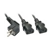 Schuko Y-Cable To 2 X Iec C13