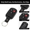 X AUTOHAUX Key Shell Case Keyless Entry Remote Key Fob