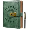ZXHQ Lock Diary with Pen, Secret Diary with Lock, A5