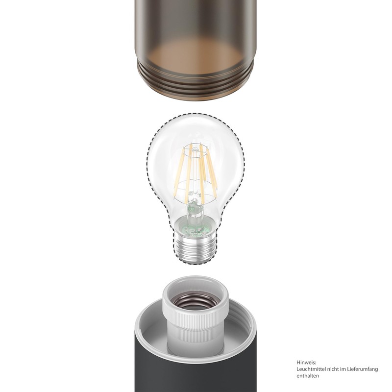 ledscom.de Poru Path Light / Bollard Light for Outdoor Use,