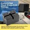Yudylg 4 Pack Pinch Weld Jack Pad, 4" x 3"