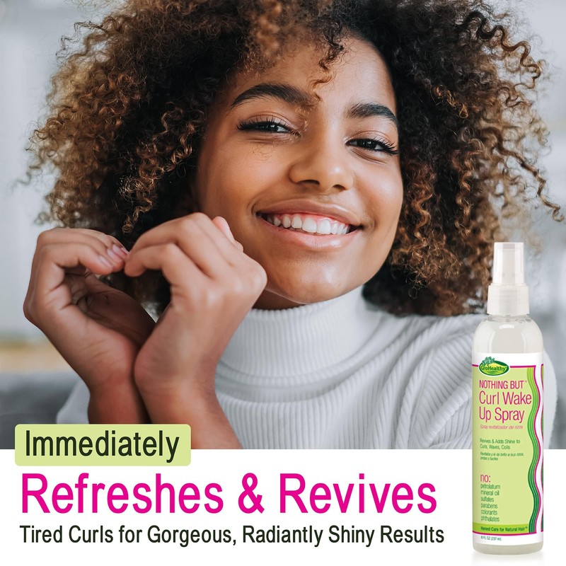 NOTHING BUT Curl Wake Up Spray - Sulfate-Free Defining, Refresher