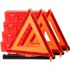 CARTMAN 12 Pack Warning Triangle,Enmergency Reflector, Emergency Triangles for Vehicles,Triangle