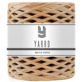 218 Yards Natural Raffia Ribbon for Gift – 360 Feet Roll Paper Twine Ribbon Natural Color 1/4 Inch Width Craft Raffia Ribbon for DIY Raffia Wrapping Ribbon for Christmas Natural Raffia Beige Rafia