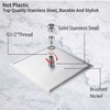 GGStudy High Pressure Square Shower Head 12 Inches Large Stainless