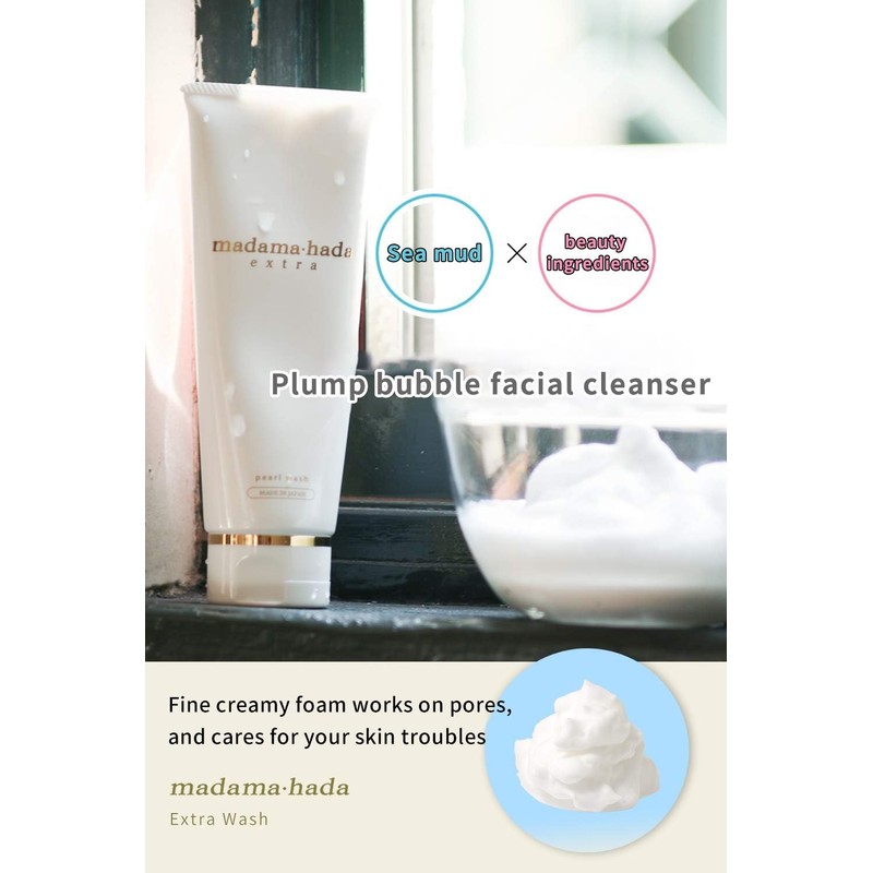 Madama Hada Extra Series Pearl Wash Face Foam, 4.2 oz