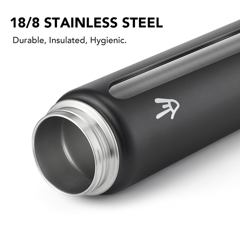 Enerbone 32 oz Insulated Water Bottle, Stainless Steel Bottle with