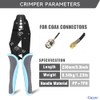 Gazoe Coax Ratchet Crimping Tool Kit for Coaxial RG Cable