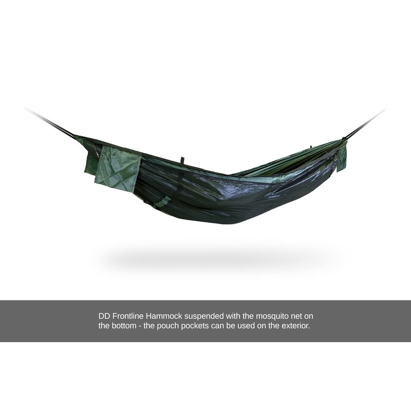 DD Hammocks Frontline Hammock - Olive Green - Portable Lightweight