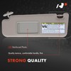 A-Premium Left Driver Side Sun Visor with Mirror - Compatible