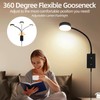 NOVCAND LED Wall Mounted Reading Light for Bed, Flexible Gooseneck