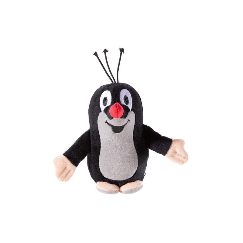 KLEINER MAULWURF GRS/PET Figurine, Black/Grey