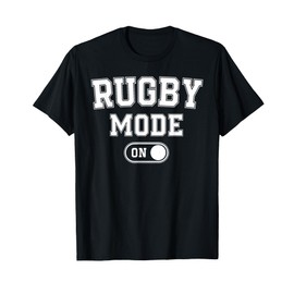 Rugby Mode On Funny Rugger Player Gift Coach T-Shirt