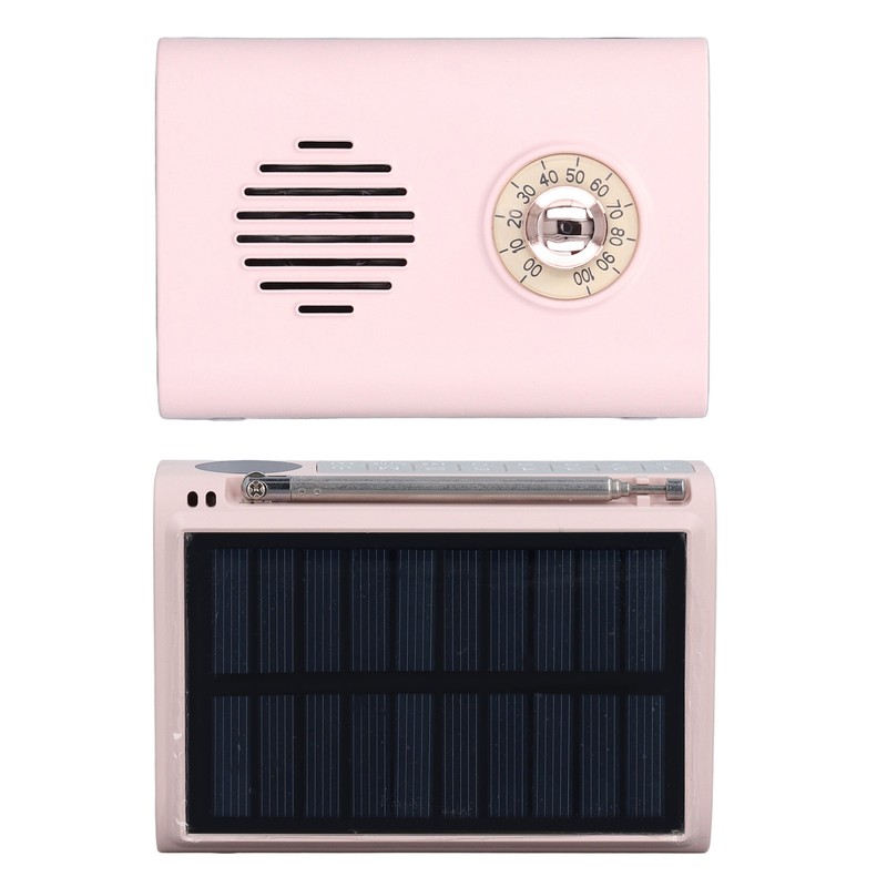 Miniature Bluetooth Speaker Portable Bluetooth Radio Solar Powered Wireless Speakers