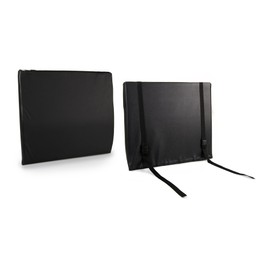 McKesson Foam Back Support Cushion for Wheelchairs, Black, 20 in 18 in (W x D), 1 Count