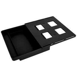 【Bearing Capacity 1.7kg】Retrofit Drawer W32 × D28.5 × H5.8cm with Dividers, Fall Prevention Stopper, Strong Seal, Easy Installation, Drawer, Under-Desk Storage, Desk Extension, Small Item Storage