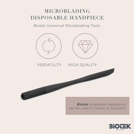 Biotek Professional Microblading Kit - New Line of Microblading Products - Safety and Convenience With The Plastic Tools - Products for 10 Treatements
