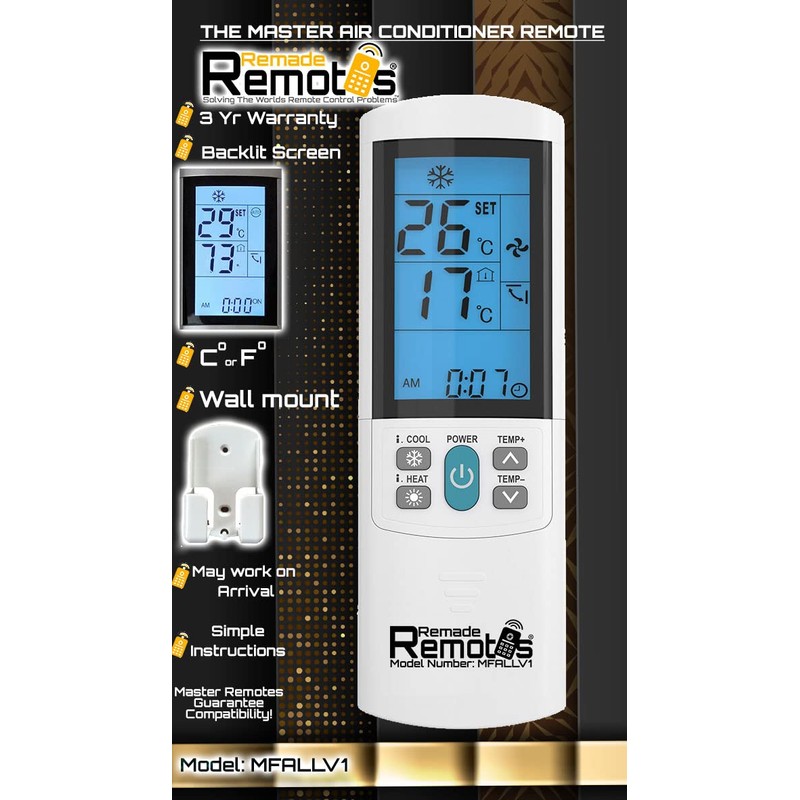 Master Air Conditioner Remote