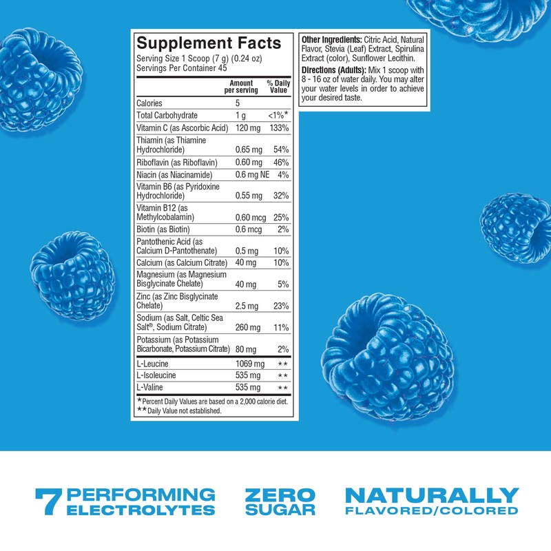 Cwench Electrolyte Mix - Blue Raspberry 10 Count