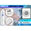 MIWF6200 Water Filter Replacement Compatible with Midea MF-2008-R2, Sharp SJWF200,