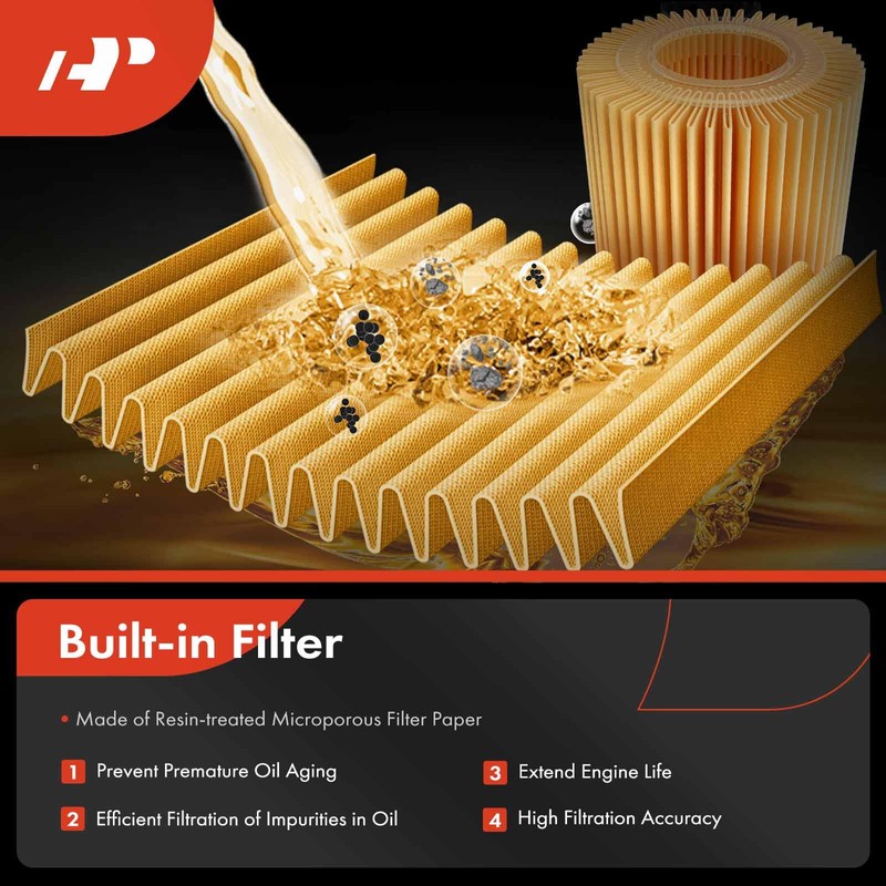 A-Premium Engine Oil Filter Housing Adapter Assembly [with Gasket Kit]
