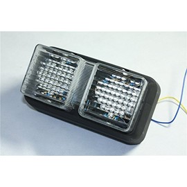 XKMT-Led Tail Brake Light Turn Signals Compatible With 2000 2001-2006 Rc51 Rvt1000R Clear [B00YWBWUSS]