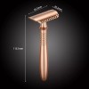 BIKER SHAVE Rastrillo Moderno Doble Filo Acero Inox Biker Shave