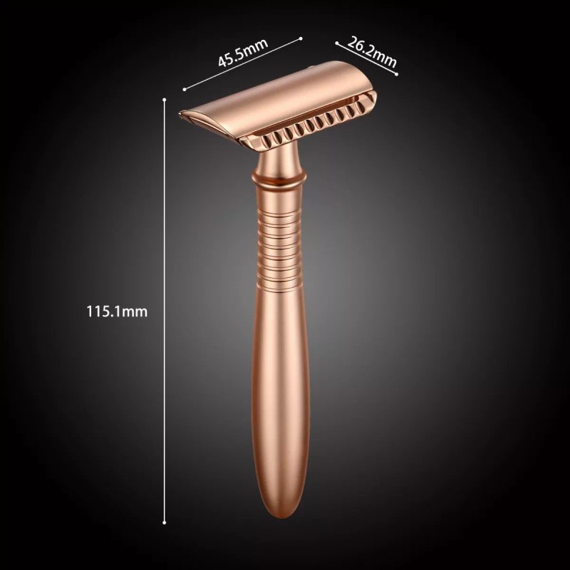 BIKER SHAVE Rastrillo Moderno Doble Filo Acero Inox Biker Shave